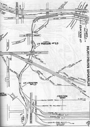 Northern Branch Track Map